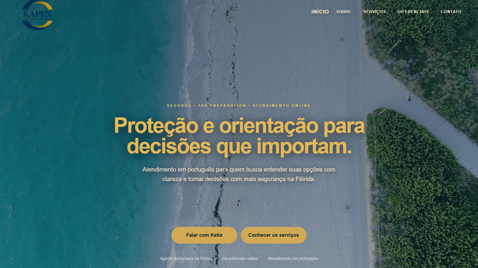 KAPEX Consulting website homepage
